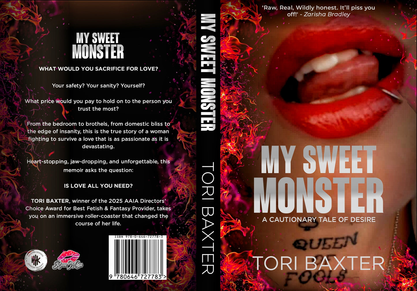 My Sweet Monster, Author Signed Paperback (Limited Edition)